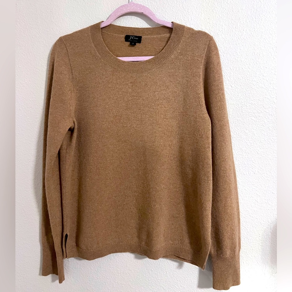 J crew cashmere sweater - M - camel